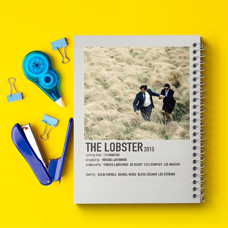 دفتر طراحی 50 برگ خندالو طرح خرچنگ (The Lobster) کد F13091
