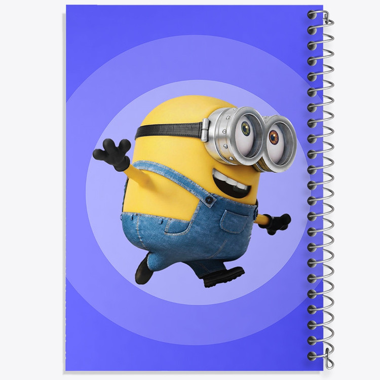 دفتر طراحی 50 برگ خندالو طرح مینیون Minions کد 2442