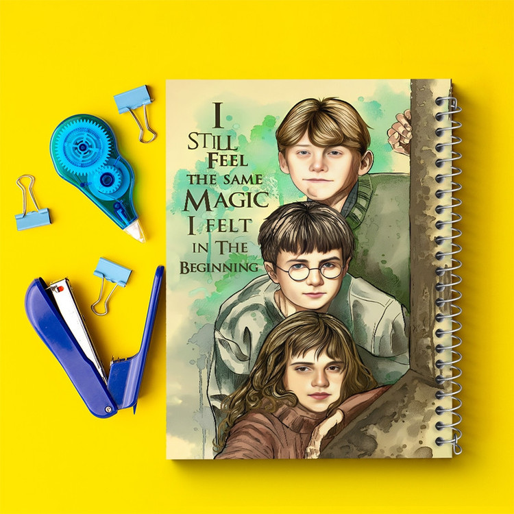 دفتر طراحی 50 برگ خندالو طرح هری پاتر (Harry Potter) کد F11745