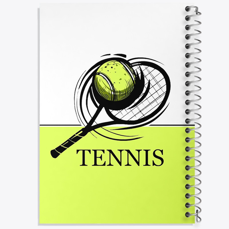 دفتر طراحی 50 برگ خندالو طرح تنیس Tennis کد 26614