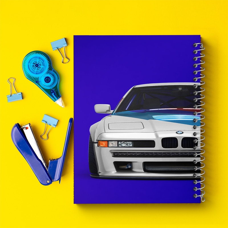 دفتر طراحی 50 برگ خندالو طرح ماشین بی ام دبلیو (BMW) کد F1011