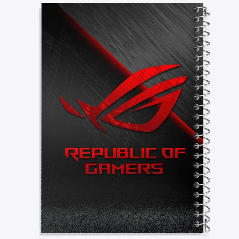 دفتر طراحی 50 برگ خندالو طرح Republic of Gamers کد F2408