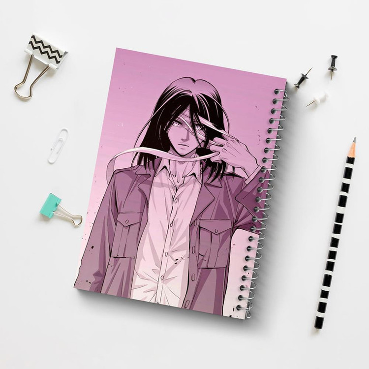 دفتر بولت ژورنال 50 برگ خندالو طرح ارن یگر انیمه اتک آن تایتان Attack on Titan کد 10975