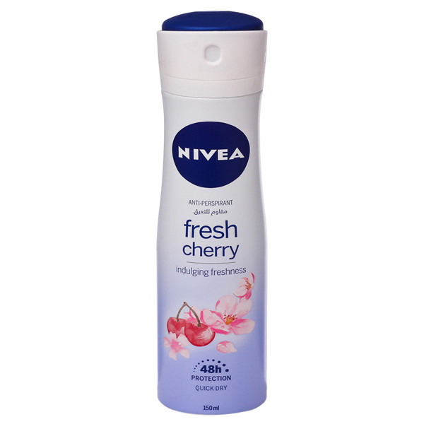 اسپری ضد تعریق زنانه نیوآ مدل Cherry Fresh حجم 150 میلی لیتر