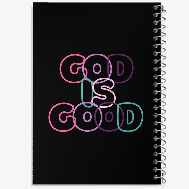 دفتر طراحی 50 برگ خندالو طرح God Is Good کد F4946