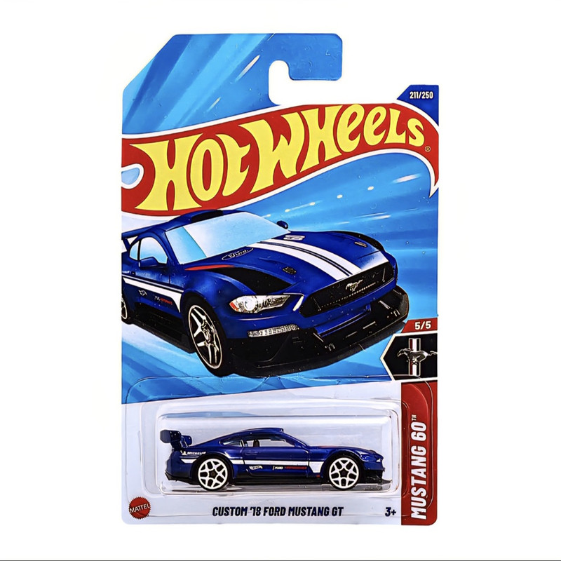ماشین بازی هات ویلز مدل Ford mustang gt custom 18