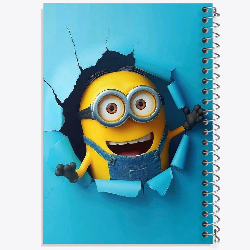 دفتر طراحی 50 برگ خندالو طرح مینیون ها (Minions) کد N1753