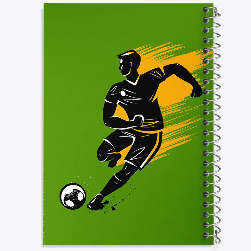 دفتر طراحی 50 برگ خندالو طرح فوتبال Football کد 25942