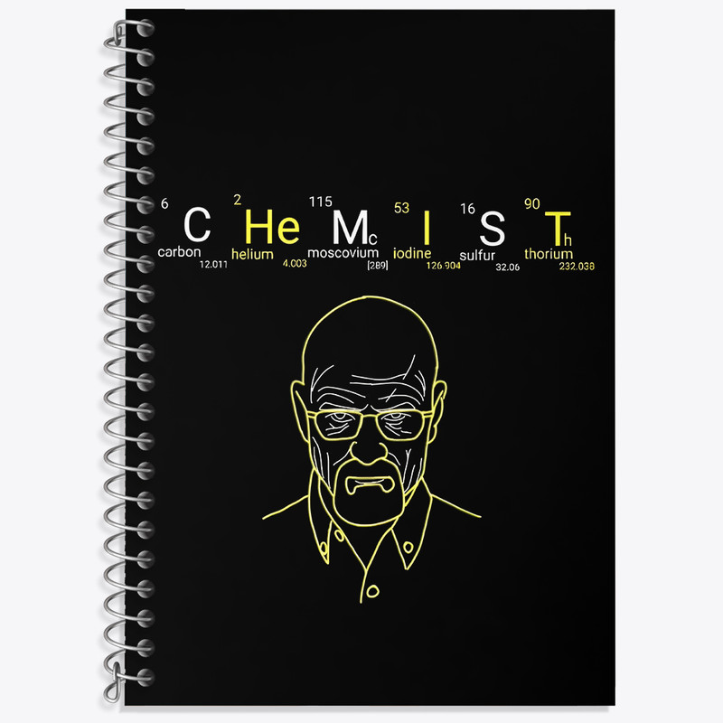دفتر نت موسیقی 50 برگ خندالو طرح بریکینگ بد (Breaking Bad) کد N6952