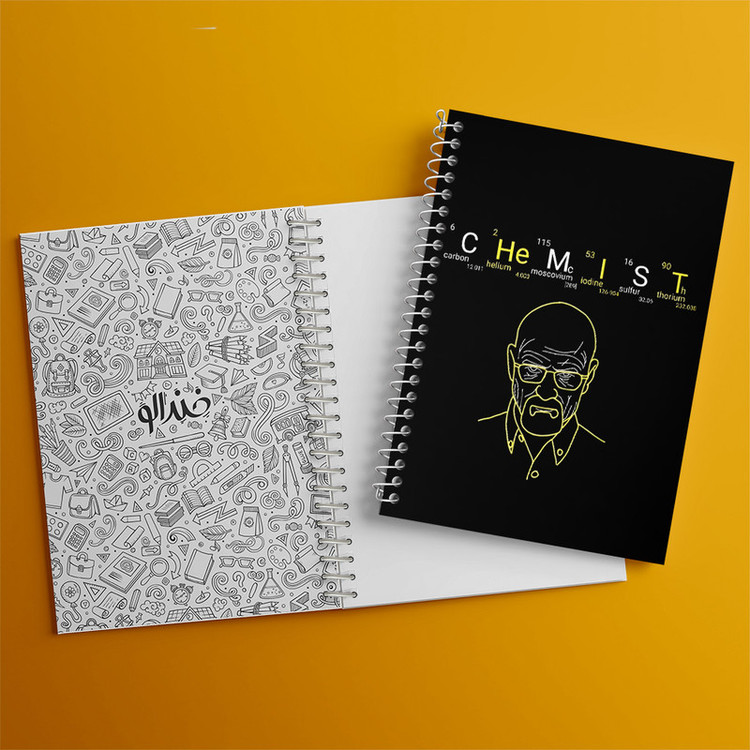 دفتر نت موسیقی 50 برگ خندالو طرح بریکینگ بد (Breaking Bad) کد N6952