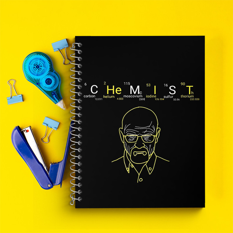 دفتر نت موسیقی 50 برگ خندالو طرح بریکینگ بد (Breaking Bad) کد N6952