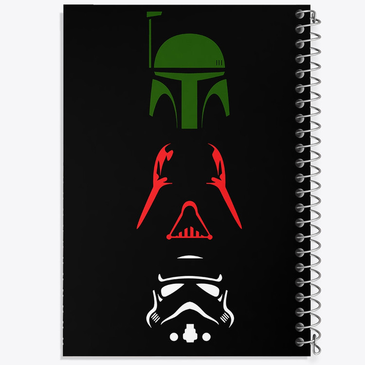 دفتر طراحی 50 برگ خندالو طرح جنگ ستارگان (Star Wars) کد F10495