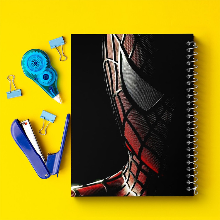 دفتر طراحی 50 برگ خندالو طرح مرد عنکبوتی (Spider Man) کد N1768