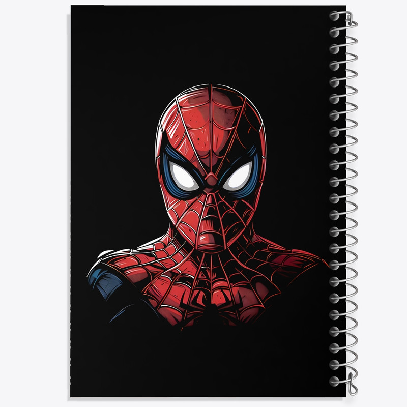 دفتر طراحی 50 برگ خندالو طرح مرد عنکبوتی (Spider Man) کد N5968