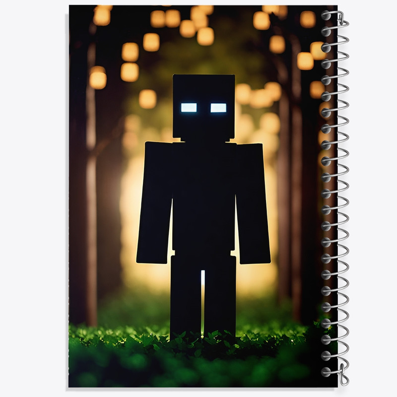 دفتر طراحی 50 برگ خندالو طرح ماینکرافت (Minecraft) کد F14073