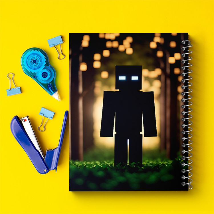 دفتر طراحی 50 برگ خندالو طرح ماینکرافت (Minecraft) کد F14073