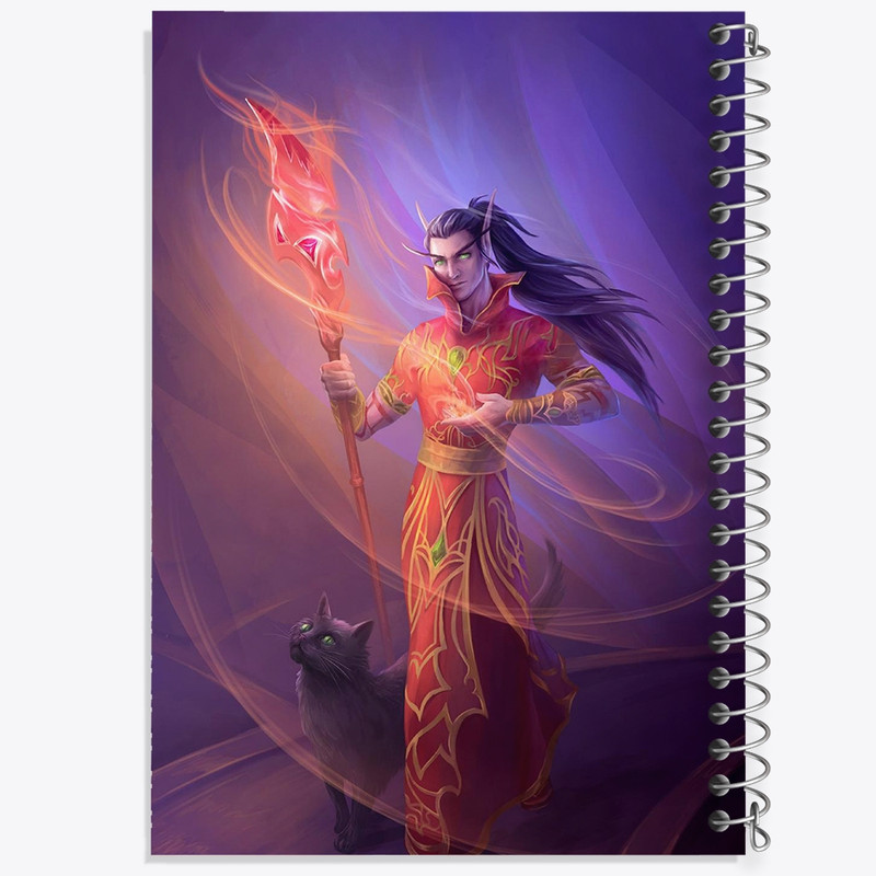 دفتر طراحی 50 برگ خندالو طرح بازی دنیای وارکرفت (World of Warcraft) کد 31825