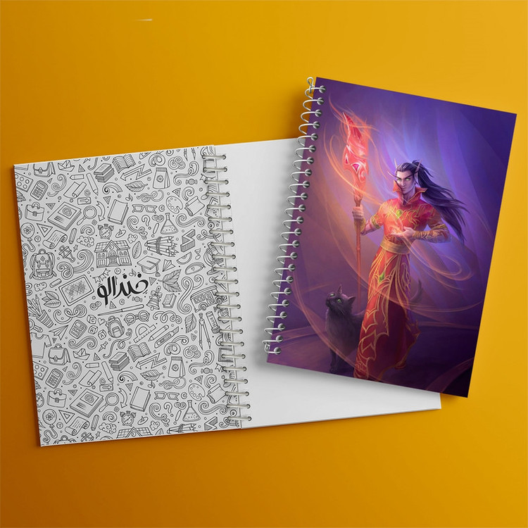 دفتر طراحی 50 برگ خندالو طرح بازی دنیای وارکرفت (World of Warcraft) کد 31825