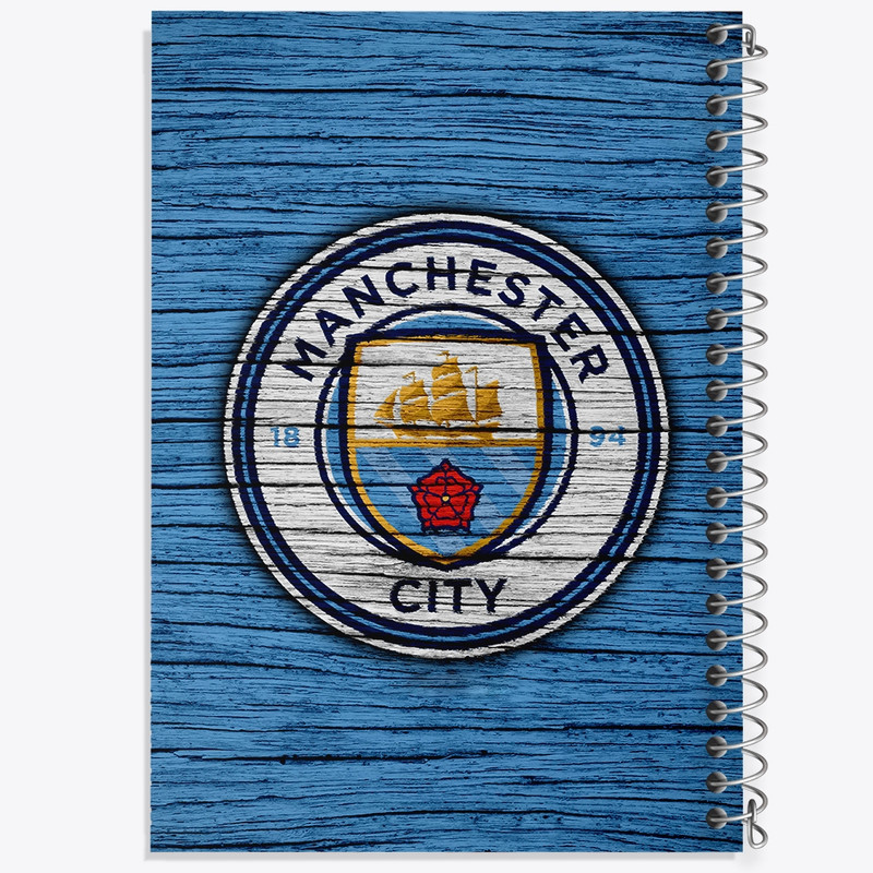 دفتر طراحی 50 برگ خندالو طرح باشگاه منچسترسیتی Manchester City  کد 2053