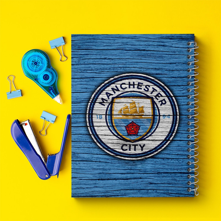 دفتر طراحی 50 برگ خندالو طرح باشگاه منچسترسیتی Manchester City کد 2053