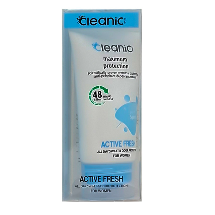 کرم ضد تعریق زنانه کلینیک کیندی مدل ACTIVE FRESH وزن 60 گرم