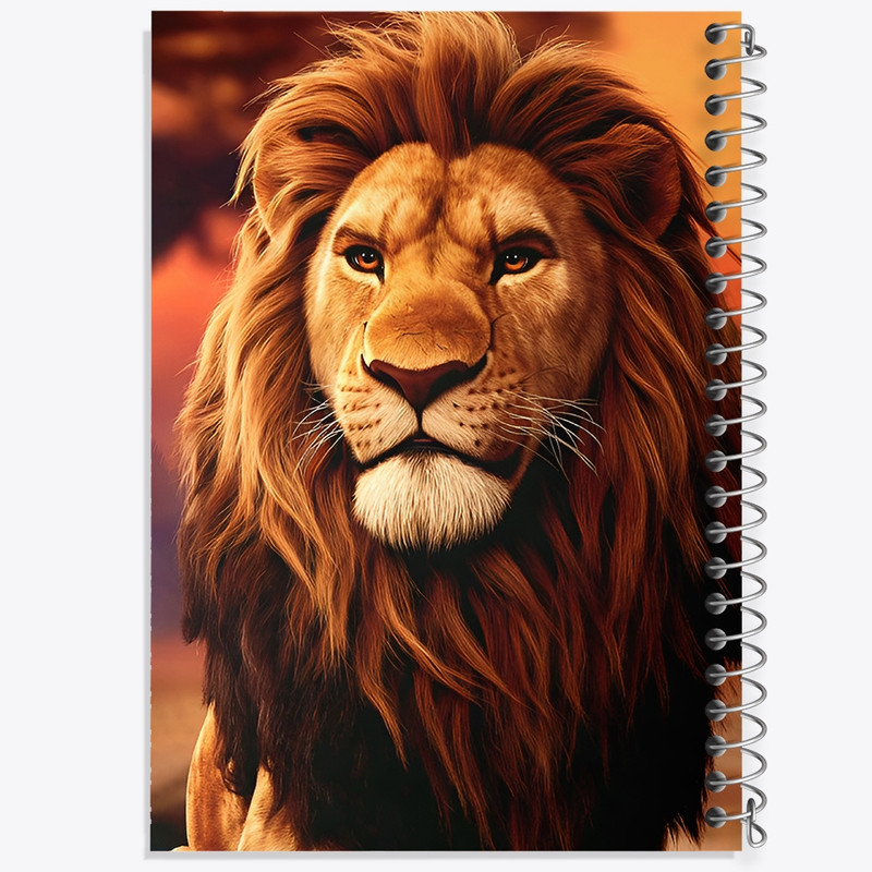 دفتر طراحی 50 برگ خندالو طرح شیر کد F12654