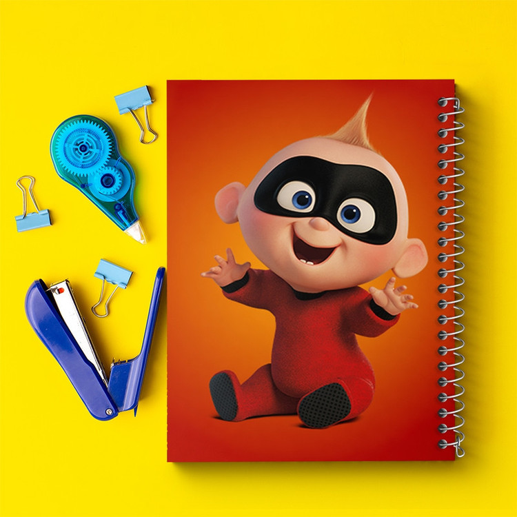 دفتر طراحی 50 برگ خندالو طرح شگفت انگیزان The Incredibles کد 1843