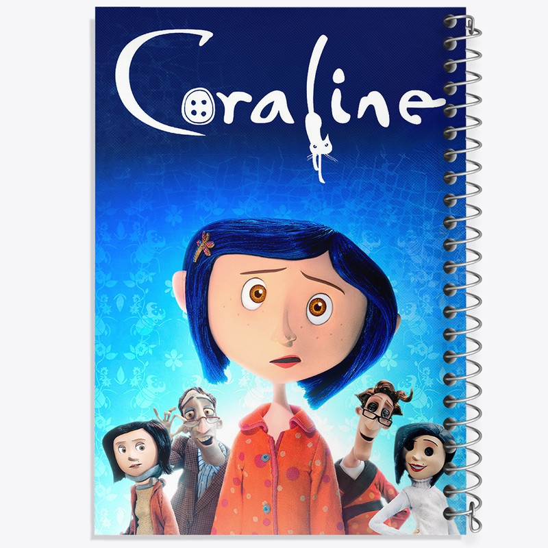 دفتر طراحی 50 برگ خندالو طرح کورالاین Coraline کد 20767