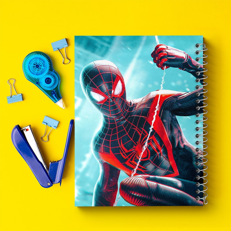 دفتر طراحی 50 برگ خندالو طرح مرد عنکبوتی Spider Man کد 13167