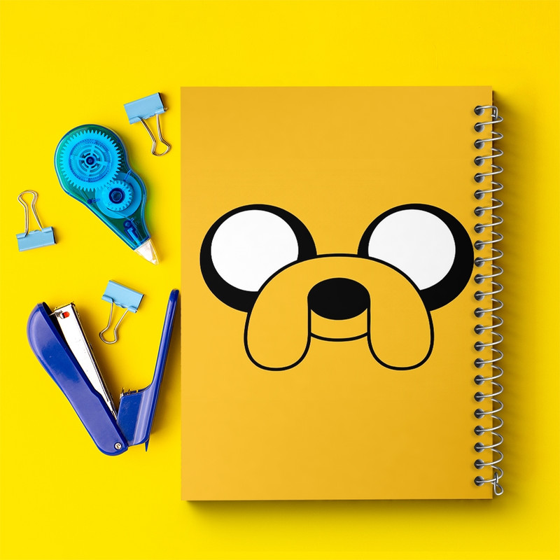 دفتر طراحی 50 برگ خندالو طرح جیک وقت ماجراجویی Adventure Time کد 20814