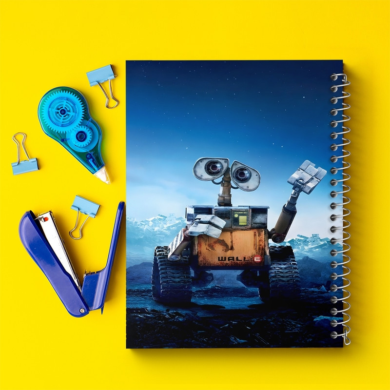 دفتر طراحی 50 برگ خندالو طرح وال ای (WALL-E) کد F1377