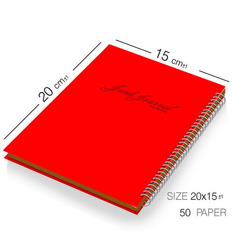 دفتر مستر راد مدل جانک ژورنال طرح اسکرپ بوک کد 1616 scrapbook