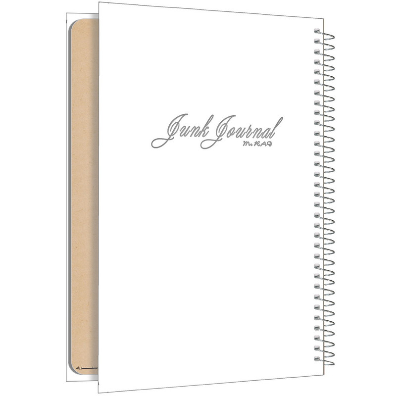 دفتر مستر راد مدل جانک ژورنال طرح اسکرپ بوک کد 1616 scrapbook