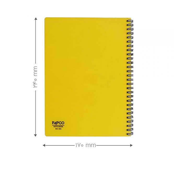دفتر زبان 100 برگ پاپکو کد NB-604E