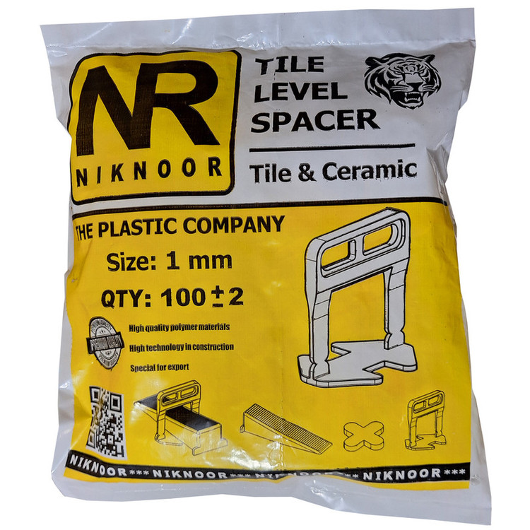 همتراز کاشی نیک نور مدل پل کد NR-S1-1mm بسته 100 عددی