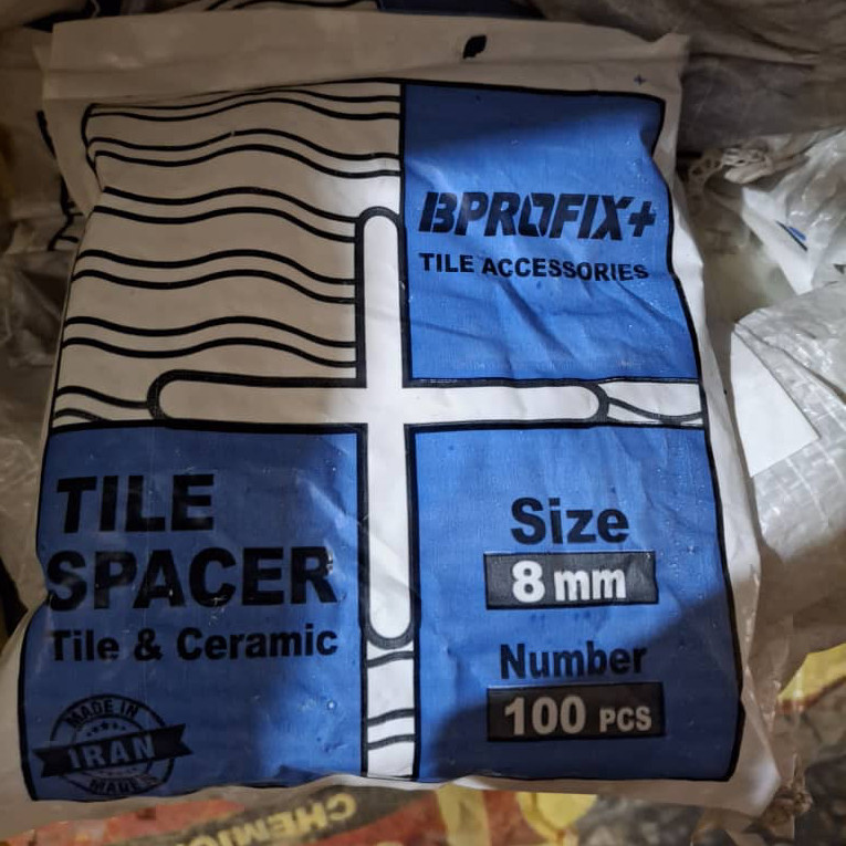 اسپیسر بی پروفیکس پلاس مدل TILESPACER8MM مجموعه 100 عددی