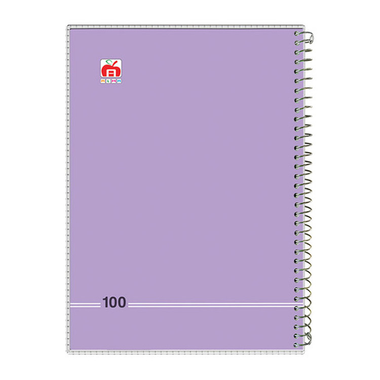 دفتر 100 برگ آلما مدل کلاسیک طرح طلقی کد 7184