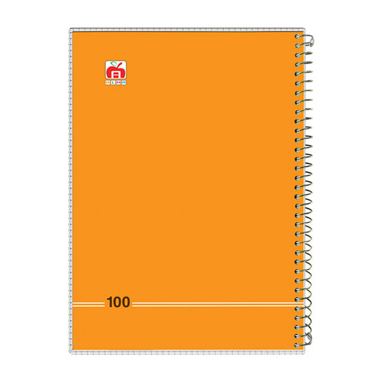 دفتر 100 برگ آلما مدل کلاسیک طرح طلقی کد 7184