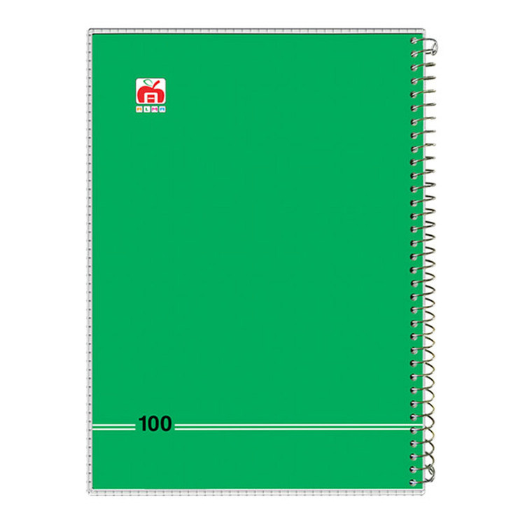 دفتر 100 برگ آلما مدل کلاسیک طرح طلقی کد 7184