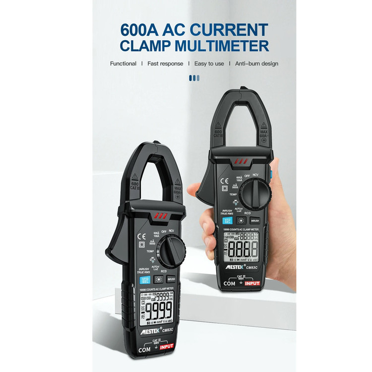 مولتی متر کلمپی دیجیتال مستک مدل CM83C