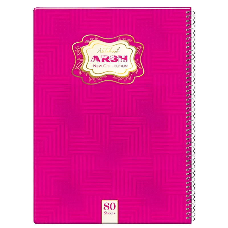 دفتر مشق 80 برگ عرش مدل مجلد کد 108681