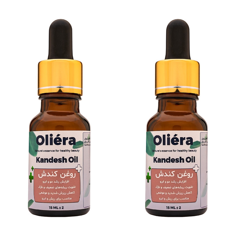 روغن مو اُلیئرا مدل کندش کد +A حجم 30 میلی لیتر بسته 2 عددی