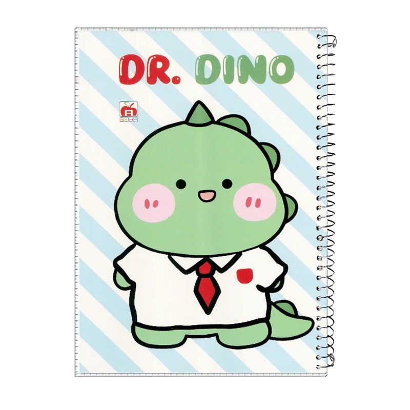 دفتر مشق 100 برگ آلما طرح DINO مدل طلقی کد 7113