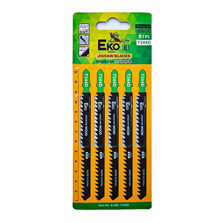 تیغه اره عمودبر مخصوص چوب اکو مدل EJSB-T344D مجموعه 5 عددی
