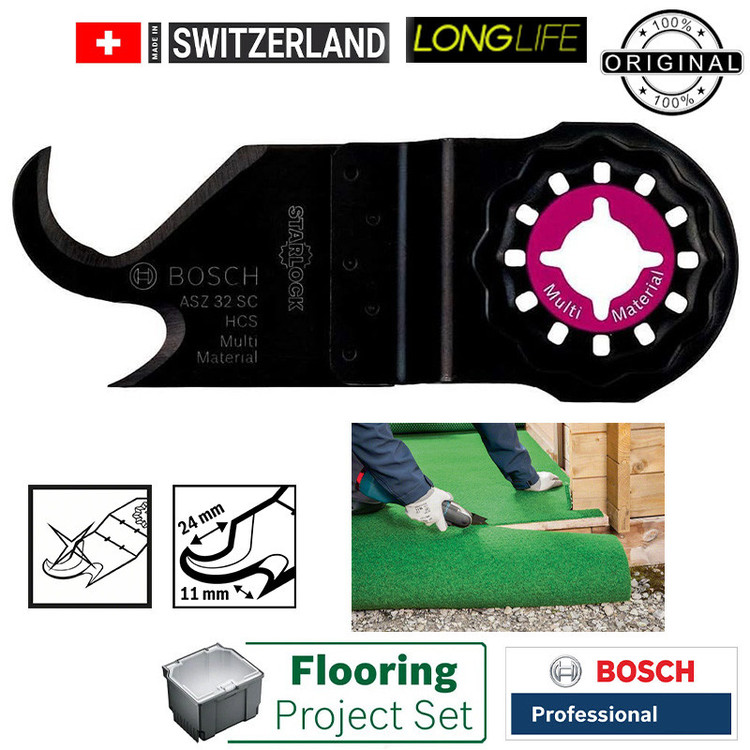تیغ اره همه کاره بوش مدل Flooring Starlock 6Pcs کد 2609256F46 مجموعه 6 عددی
