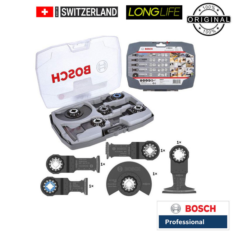تیغ اره همه کاره بوش مدل Box Starlock 2608664131 مجموعه 5 عددی