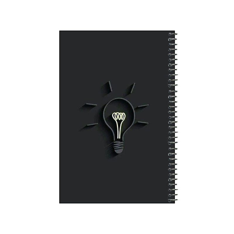 دفتر نقاشی 50 برگ سیمی مدل لامپ کد v3