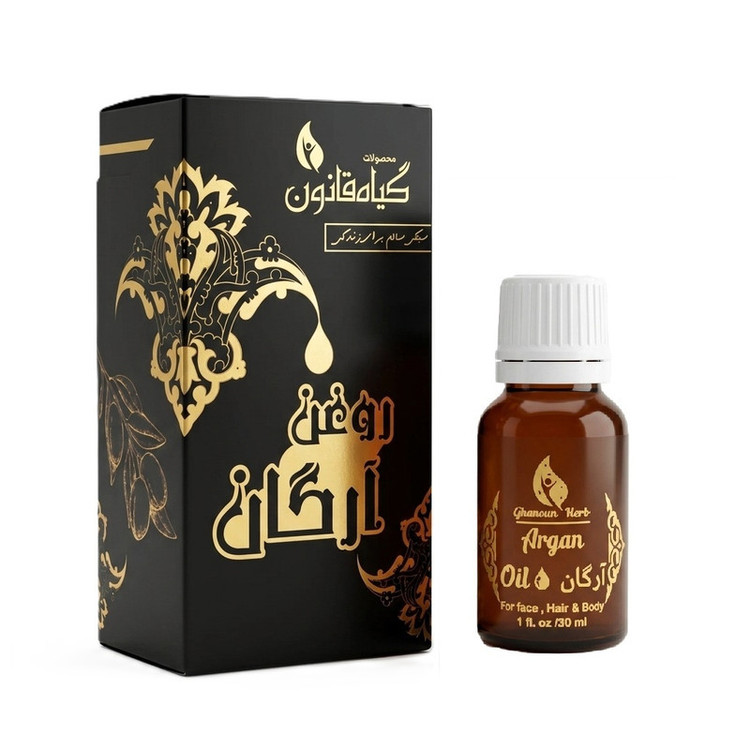 روغن آرگان نرمکننده و لطافتبخش گیاه قانون مدل 01 مناسب برای انواع مو حجم 18 میلیلیتر