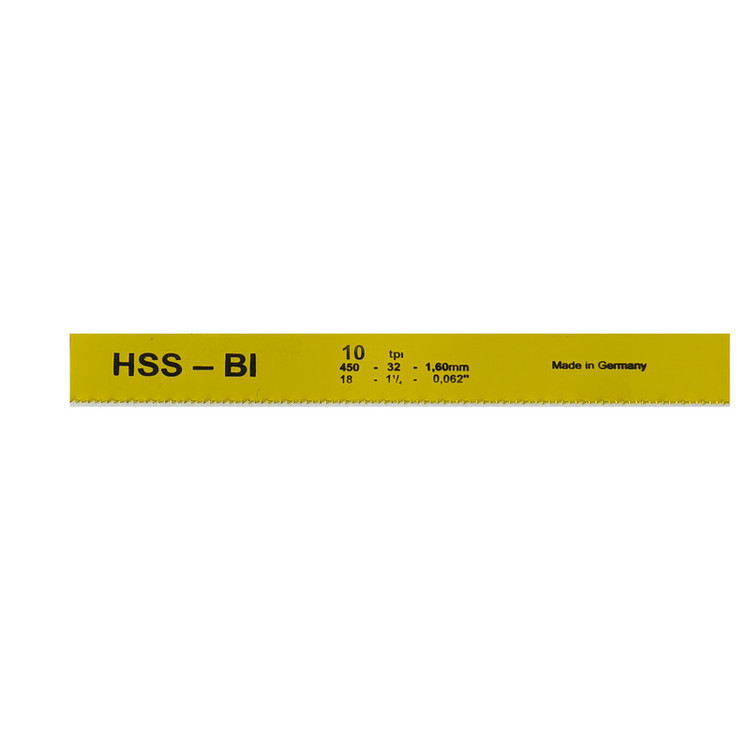 تیغه اره افقی بر ارنتز مدل BI-METAL HSS 450*32*1.5 6TPI