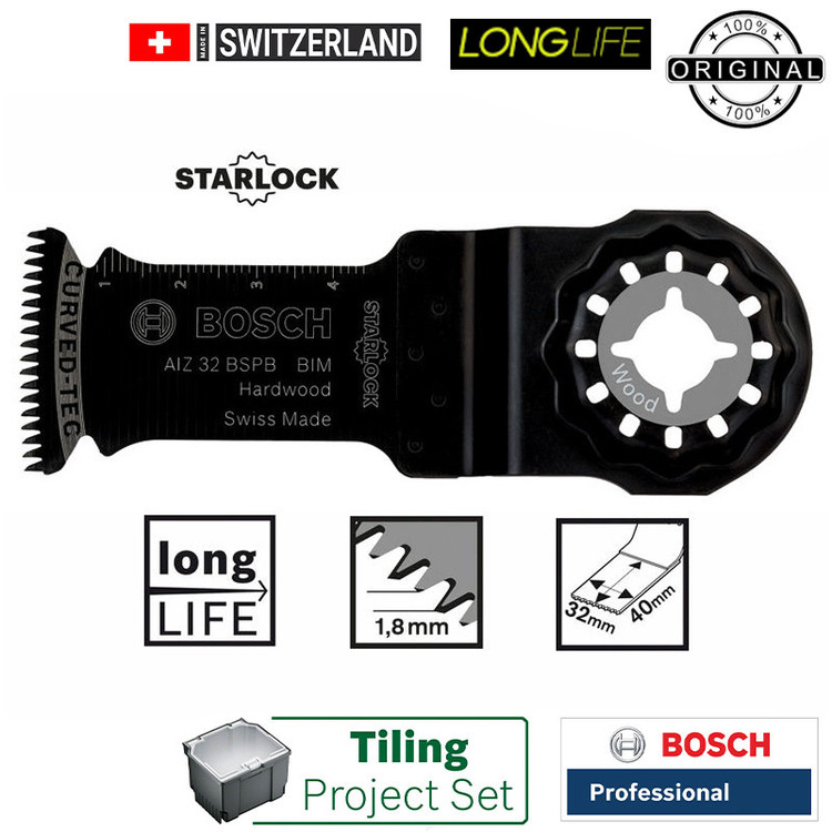 تیغ اره همه کاره بوش مدل Box Starlock 5Pcs کد 2609256F48 مجموعه 5 عددی
